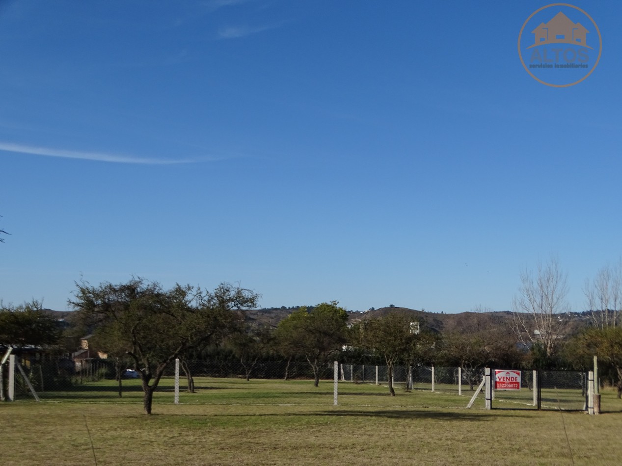 TERRENO 1.000 m2 A METROS LAGO LOS MOLINOS-POTRERO DE GARAY-CORDOBA-ESCRITURA