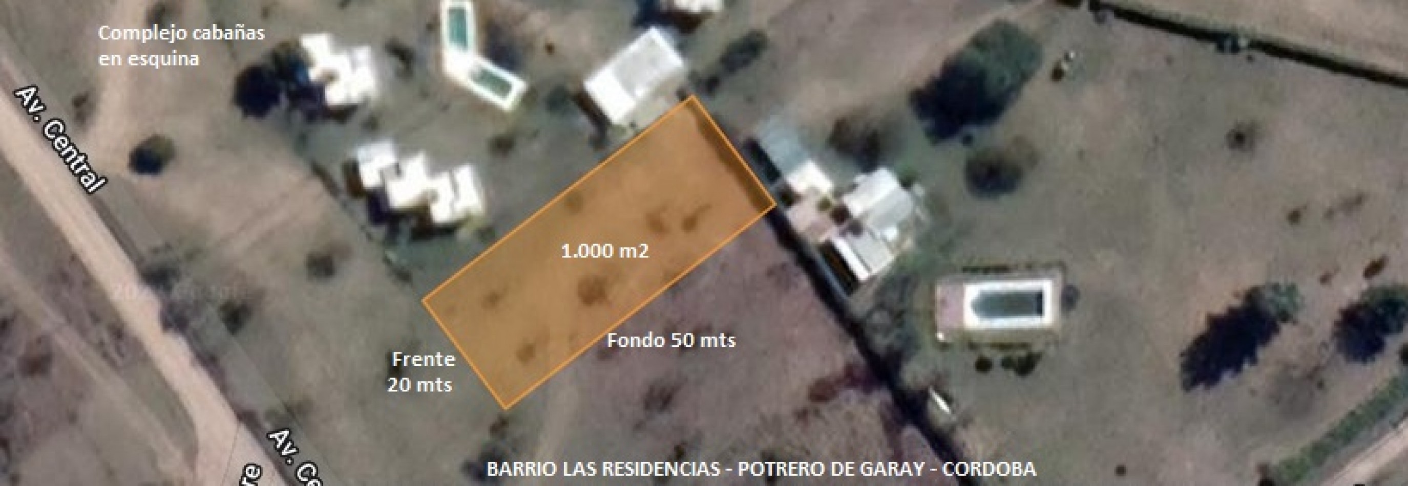 TERRENO 1.000 m2 A METROS LAGO LOS MOLINOS-POTRERO DE GARAY-CORDOBA-ESCRITURA