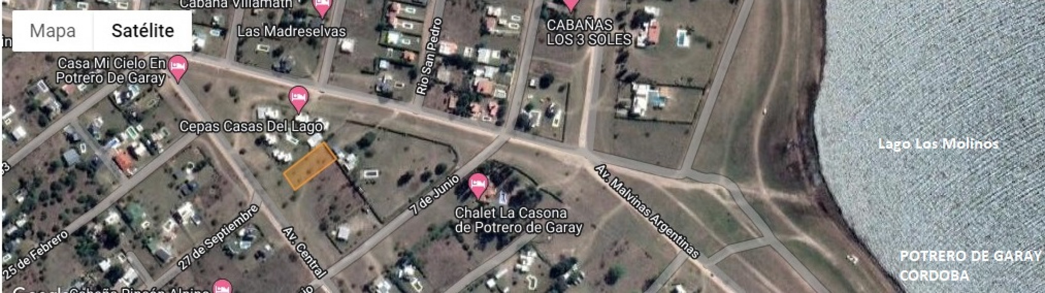 TERRENO 1.000 m2 A METROS LAGO LOS MOLINOS-POTRERO DE GARAY-CORDOBA-ESCRITURA