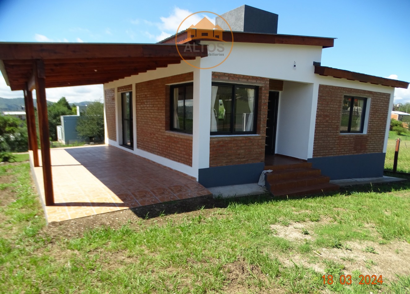 APTO CREDITO - CASA A ESTRENAR DOS DORMITORIOS- TERRENO 1.000M2-POTRERO DE GARAY-CORDOBA-ESCRITURA