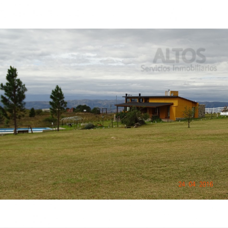 LOMA DE TIGRE 2.525 MTS2,EXCELENTE VISTA. ESCRITURA. LOS REARTES, PROVINCIA CORDOBA