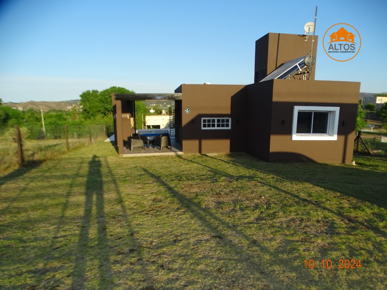 CASA DOS DORMITORIOS CON PILETA-POTRERO DE GARAY-CORDOBA-ESCRITURA