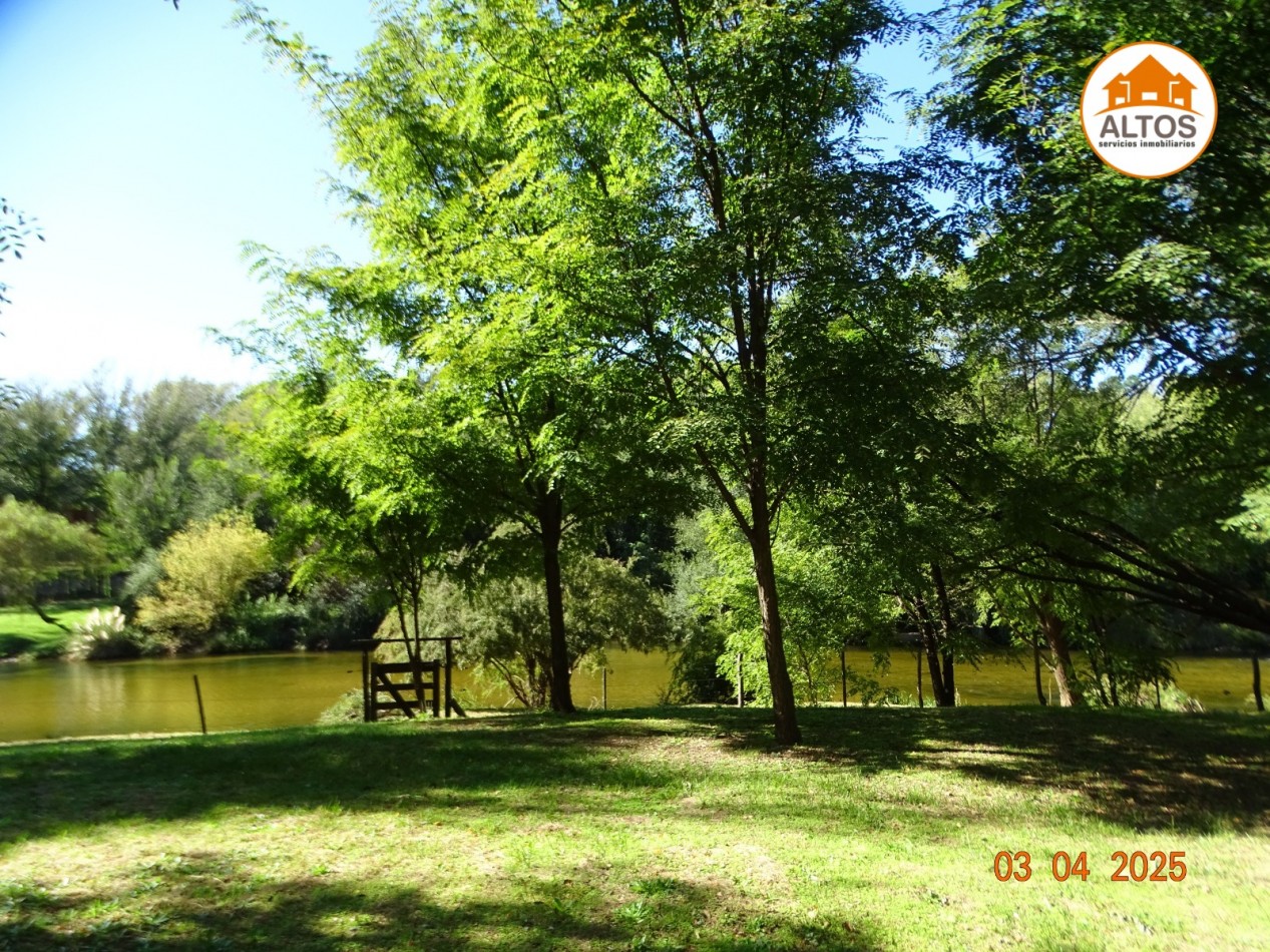 TERRENO SOBRE RIO LOS REARTES-CORDOBA-ESCRITURA