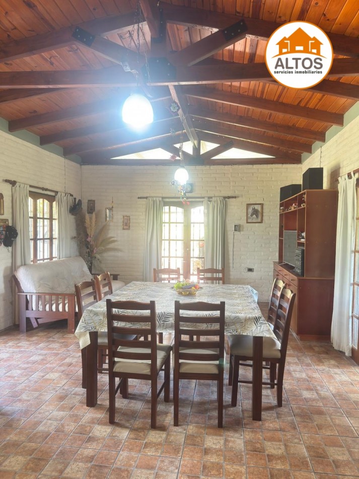 VILLA YACANTO. CASA AMOBLADA CON TERRENO DE 2,25 HAS-ESCRITURA -CORDOBA