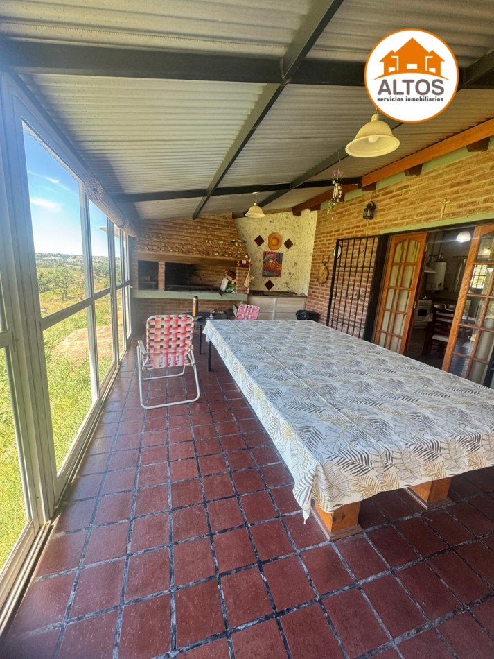 VILLA YACANTO. CASA AMOBLADA CON TERRENO DE 2,25 HAS-ESCRITURA -CORDOBA