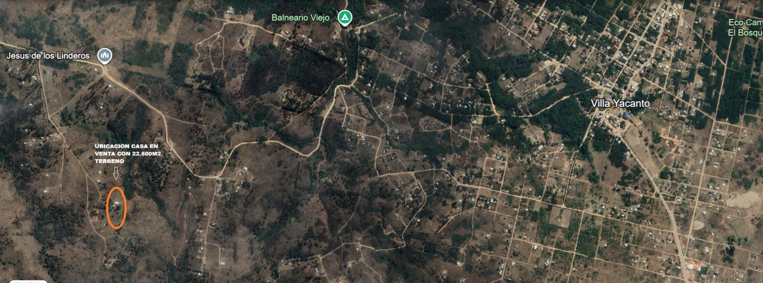 VILLA YACANTO. CASA AMOBLADA CON TERRENO DE 2,25 HAS-ESCRITURA -CORDOBA