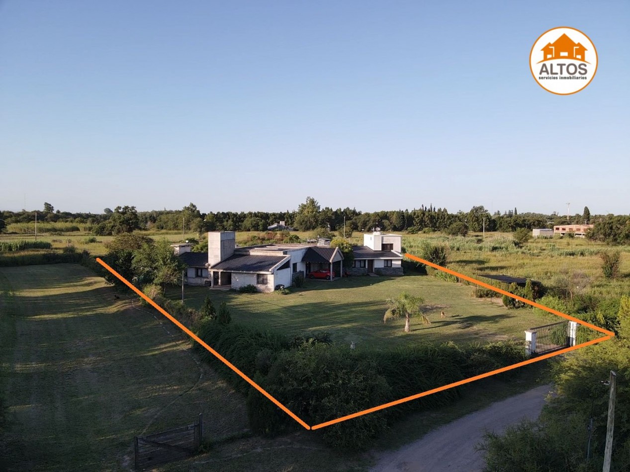 CASA QUINTA APTO USO COMERCIAL - TERRENO ESQ  5.000M2 - SUP CUBIERTA 615M2 - ESCRITURA - AV. VALPARAISO AL 7.000 