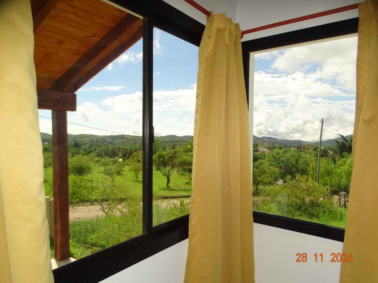 POTRERO DE GARAY-CASA MUY LUMINOSA Y AMPLIA A ESTRENAR-TERRENO 1.224M2-DOS DORMITORIOS-TRES BAÑOS-GALERIA-QUINCHO-PILETA-CORDOBA-ESCRITURA