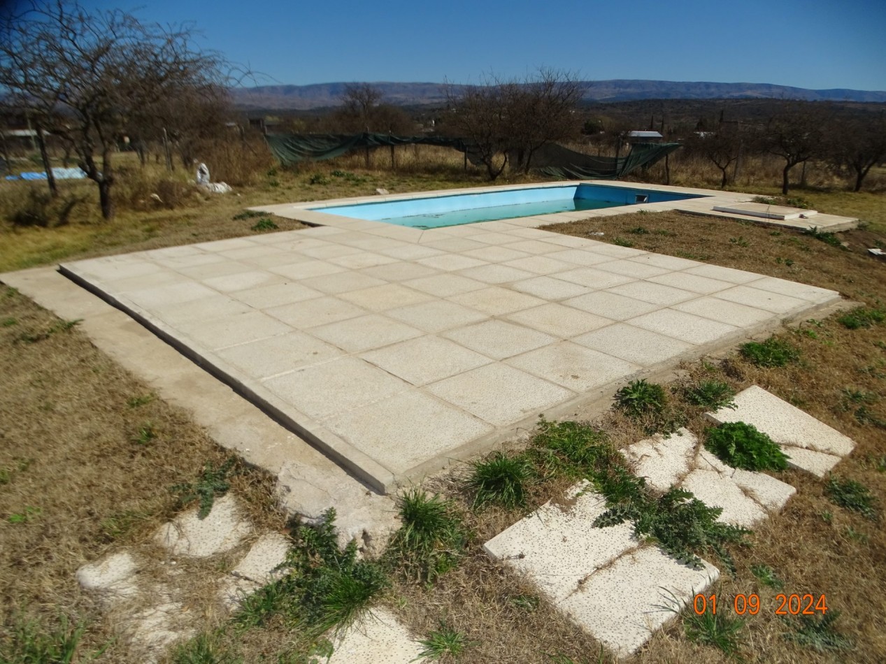 POTRERO DE GARAY-CASA CON PILETA- BARRIO DEL LAGO-POTRERO DE GARAY-CORDOBA-ESCRITURA