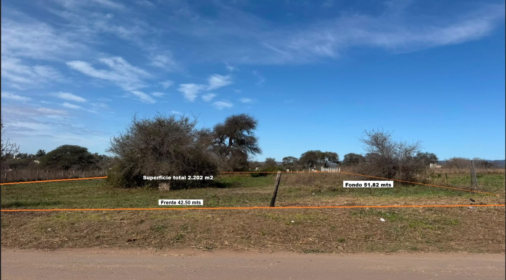 ALTA GRACIA-VALLE DE ANISACATE -TERRENO 2.202M2-CORDOBA-ESCRITURA