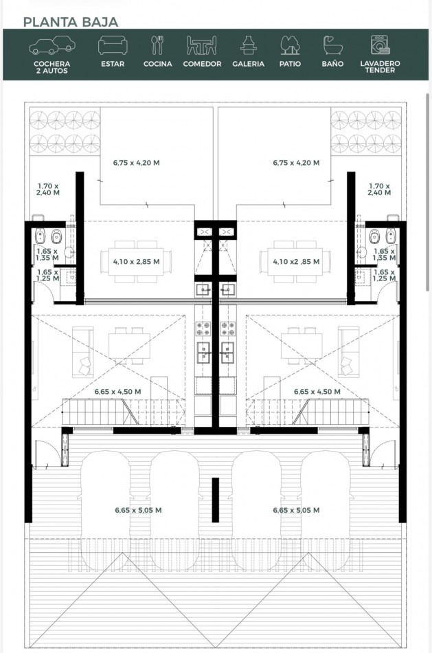 DUPLEX A ESTRENAR EN VENTA DE 140 M² - 2 DORMITORIOS + ESTUDIO - SUITE CON VESTIDOR - COCHERA DOBLE