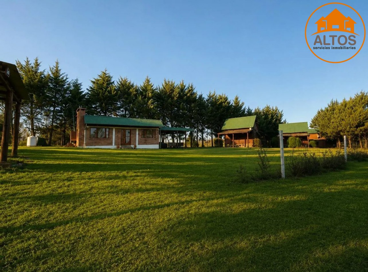 POTRERO DE GARAY-COMPLEJO DE CABAÑAS-AV LAS MALVINAS-A METROS DEL LAGO LOS MOLINOS-SIETE CABAÑAS- DOS MONOAMBIENTES-QUINCHO-PILETA- SALON USOS MULTIPLES-CANCHAS DE PADEL - CORDOBA - ESCRITURA