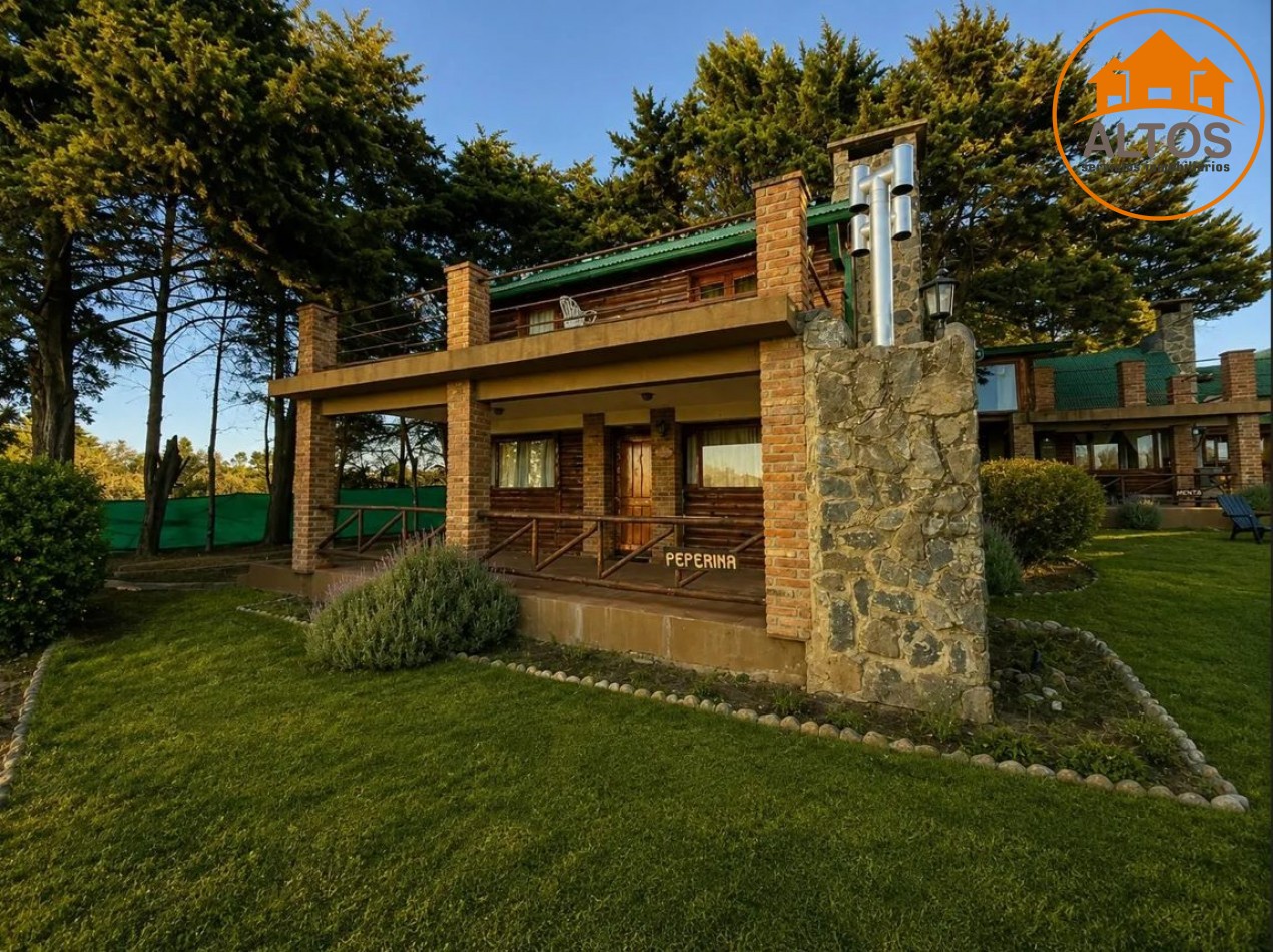 POTRERO DE GARAY-COMPLEJO DE CABAÑAS-AV LAS MALVINAS-A METROS DEL LAGO LOS MOLINOS-SIETE CABAÑAS- DOS MONOAMBIENTES-QUINCHO-PILETA- SALON USOS MULTIPLES-CANCHAS DE PADEL - CORDOBA - ESCRITURA