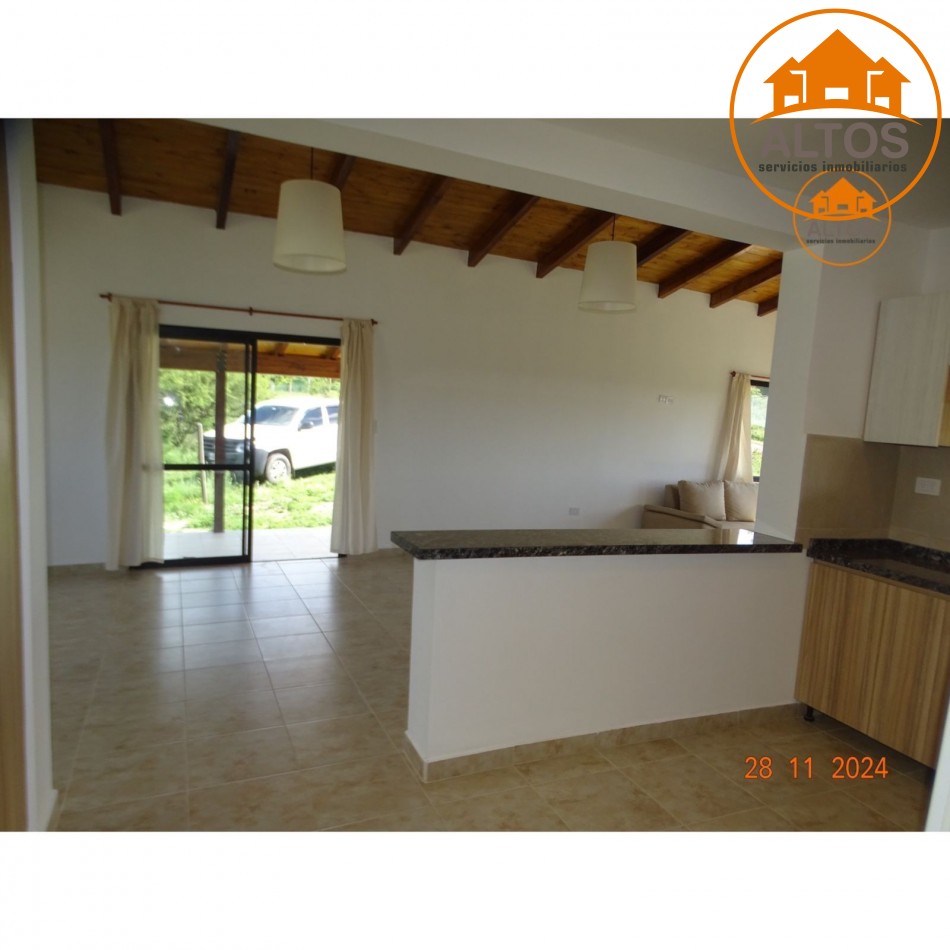 POTRERO DE GARAY-CASA MUY LUMINOSA Y AMPLIA A ESTRENAR-TERRENO 1.224M2-DOS DORMITORIOS-TRES BAÑOS-GALERIA-QUINCHO-PILETA-CORDOBA-ESCRITURA