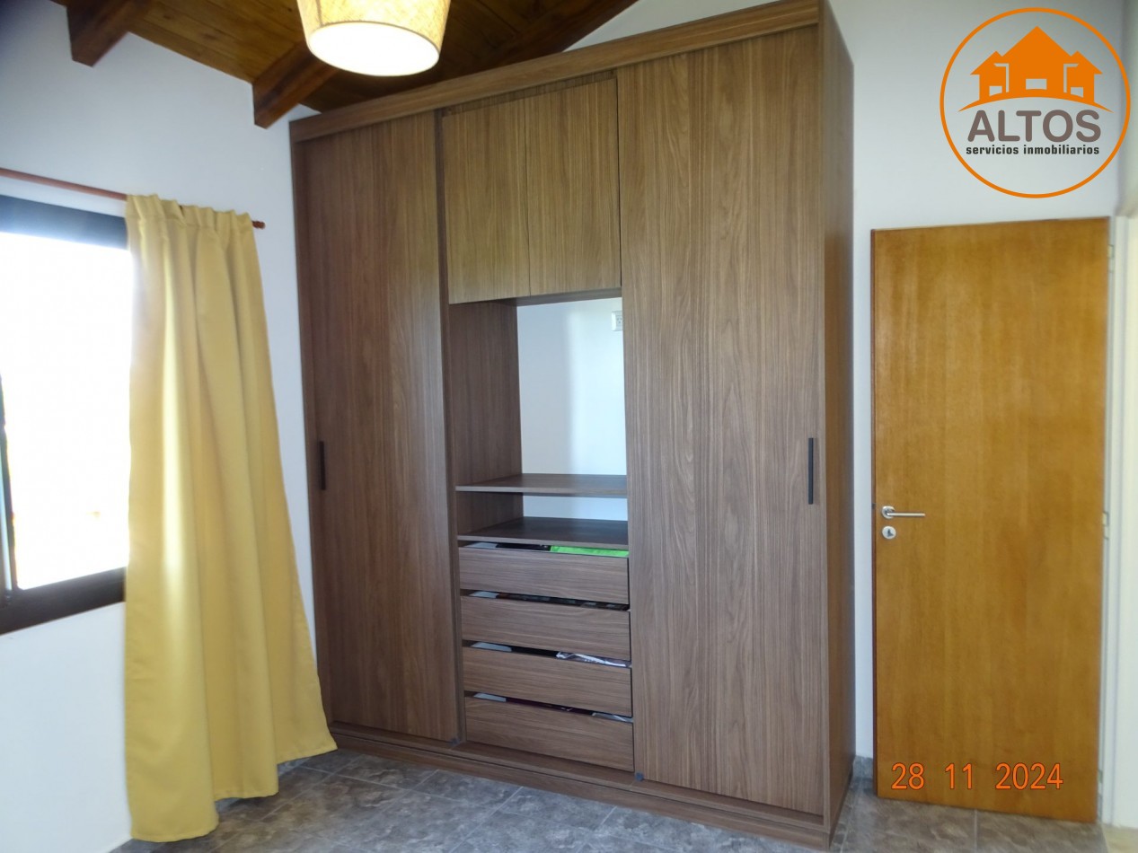 POTRERO DE GARAY-CASA MUY LUMINOSA Y AMPLIA A ESTRENAR-TERRENO 1.224M2-DOS DORMITORIOS-TRES BAÑOS-GALERIA-QUINCHO-PILETA-CORDOBA-ESCRITURA