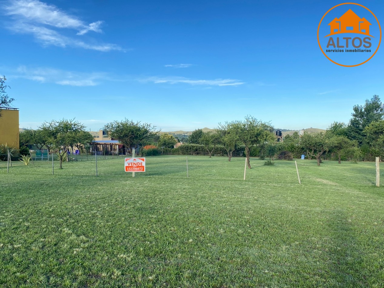 TERRENO 1.000 m2 A METROS LAGO LOS MOLINOS-POTRERO DE GARAY-CORDOBA-ESCRITURA