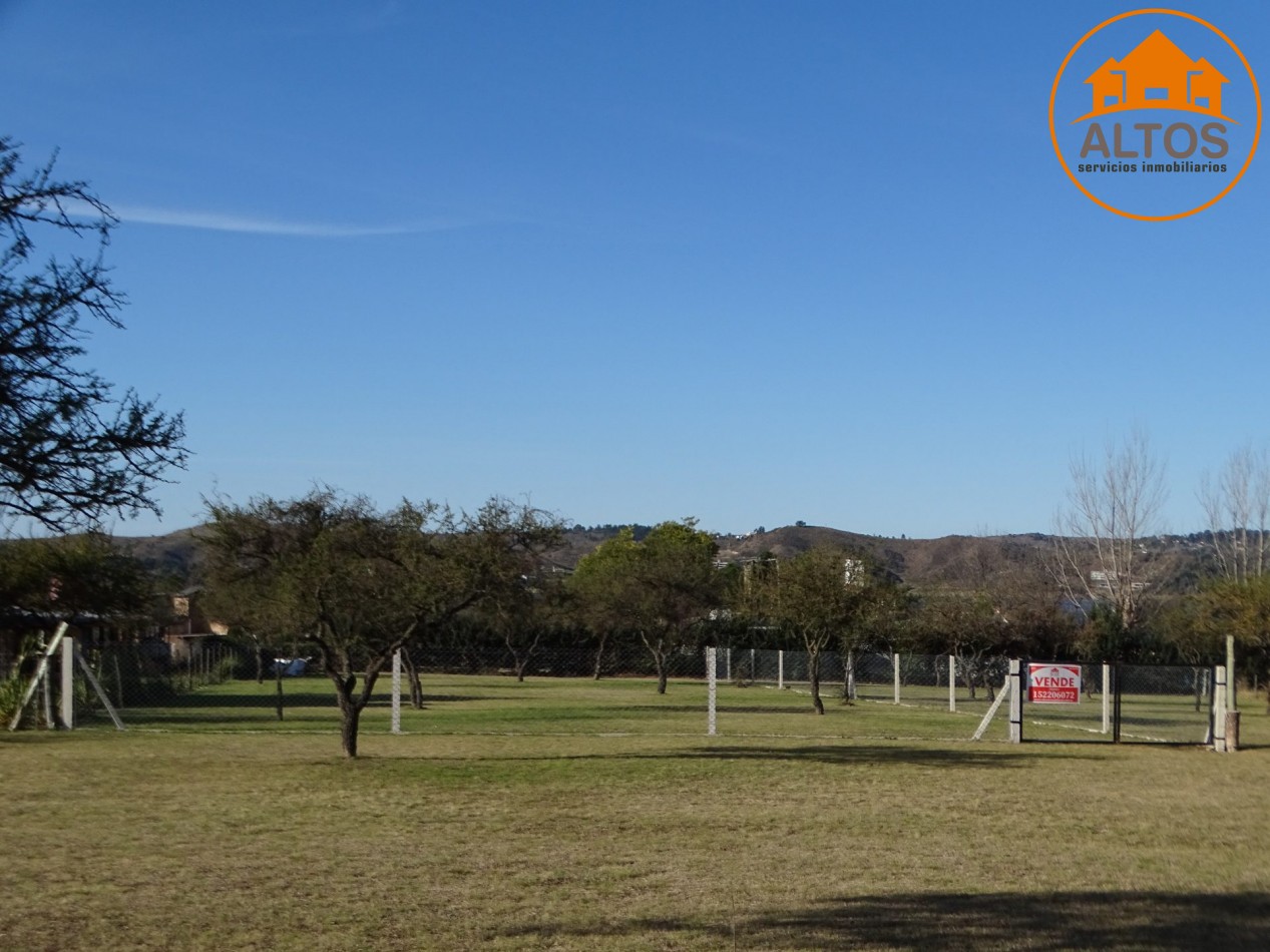 TERRENO 1.000 m2 A METROS LAGO LOS MOLINOS-POTRERO DE GARAY-CORDOBA-ESCRITURA