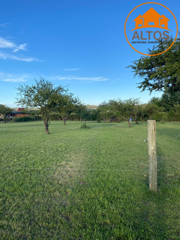 TERRENO 1.000 m2 A METROS LAGO LOS MOLINOS-POTRERO DE GARAY-CORDOBA-ESCRITURA