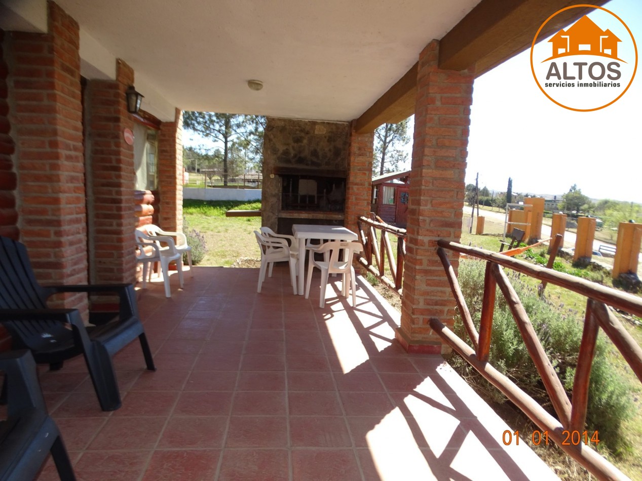 POTRERO DE GARAY-COMPLEJO DE CABAÑAS-AV LAS MALVINAS-A METROS DEL LAGO LOS MOLINOS-SIETE CABAÑAS- DOS MONOAMBIENTES-QUINCHO-PILETA- SALON USOS MULTIPLES-CANCHAS DE PADEL - CORDOBA - ESCRITURA