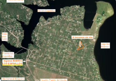 TERRENOS MUY CERCA DEL LAGO LOS MOLINOS EN BARRIO DEL LAGO -POTRERO DE GARAY-CORDOBA-ESCRITURA