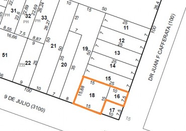 TERRENO BALDIO PARA DESARROLLO INMOBILIARIO CON FACTIBILIDAD DE CONSTRUCCION - ALTO ALBERDI
