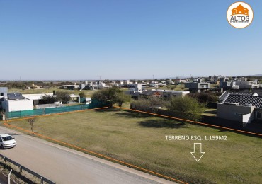HERMOSO TERRENO ESQUINA 1.159M2 - BARRIO CERRADO LA CERCANIA -MENDIOLAZA - CORDOBA - CON ESCRITURA.