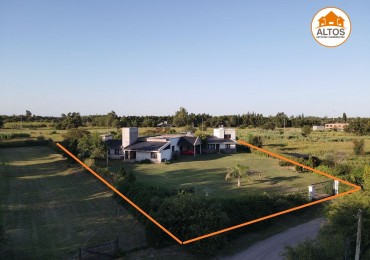 CASA QUINTA APTO USO COMERCIAL - TERRENO ESQ  5.000M2 - SUP CUBIERTA 615M2 - ESCRITURA - AV. VALPARAISO AL 7.000 