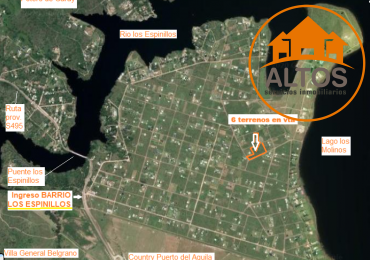 POTRERO DE GARAY-TERRENOS MUY CERCA DEL LAGO LOS MOLINOS EN BARRIO DEL LAGO-CORDOBA-ESCRITURA